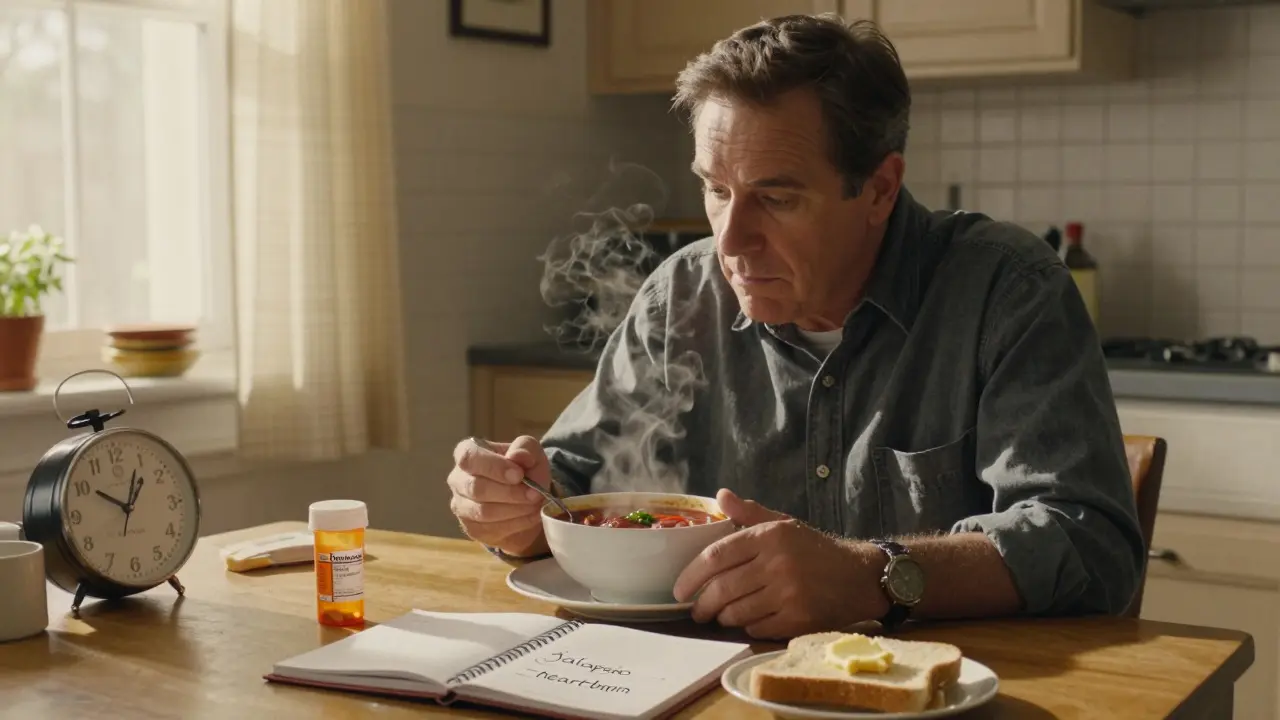 Spicy Foods and GI-Irritating Medications: How to Reduce Heartburn Risk