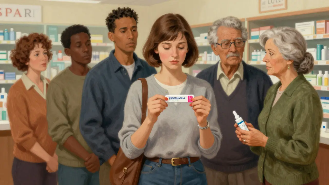 Diverse patients accessing essential medicines without prescriptions